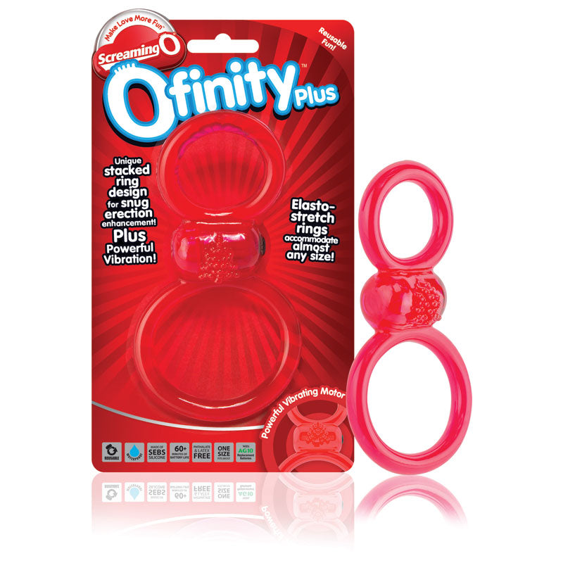 Ofinity Plus Vibrating Cock Ring by Screaming O