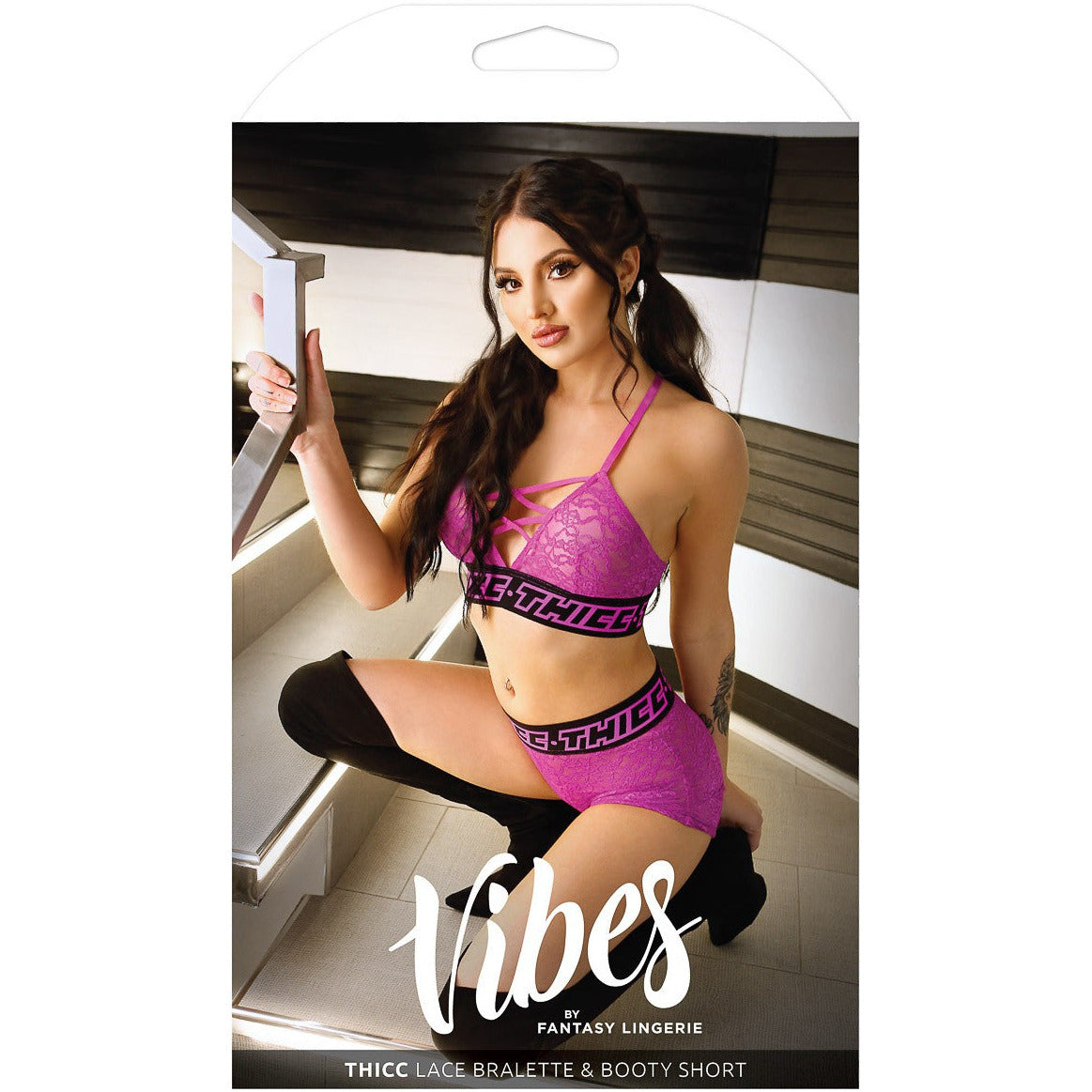 Vibes Thicc 2pc Set by Fantasy Lingerie