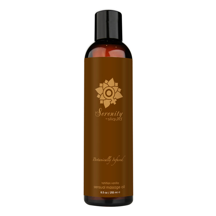 Serenity Tahitian Vanilla Organic Massage Oil by Sliquid