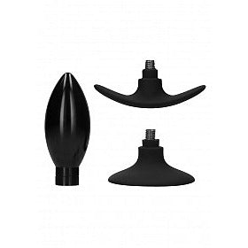 Ouch Interchangeable Rounded Anal Plug Set Medium by Shots
