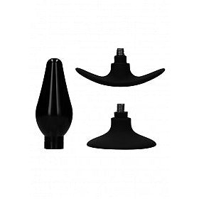 Ouch Interchangeable Pointed Anal Plug Set Medium by Shots