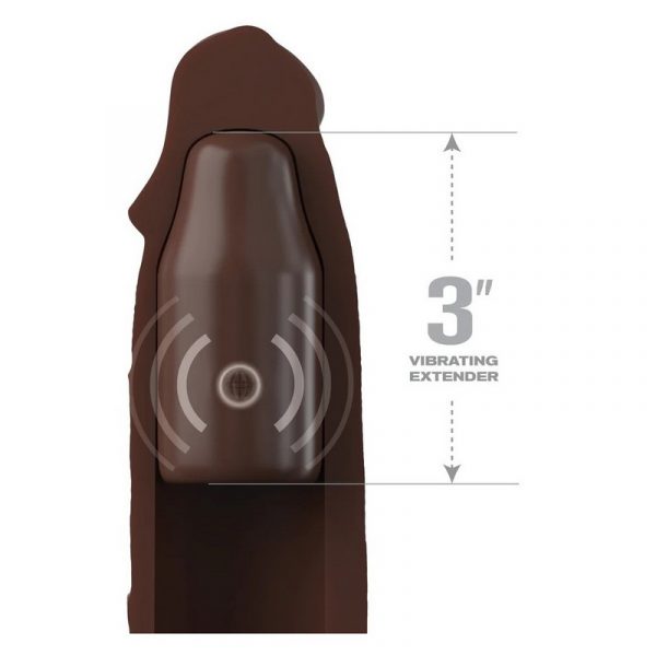 Fantasy X Tensions Penis Sleeve With Plug Vibrating 3" by Pipedream Products®