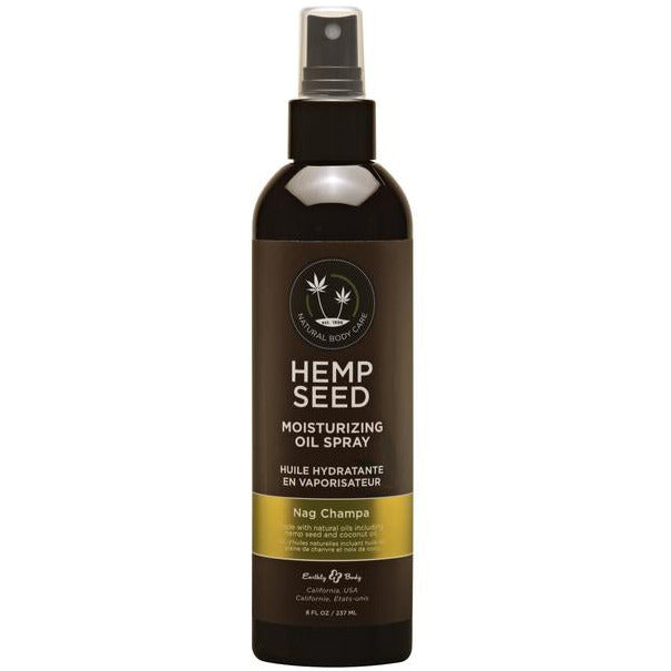 Hemp Seed Spray Massage Oil Naga Champa by Earthly Body