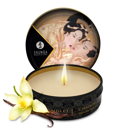 Mini Massage Candle Vanilla Fetish by Shunga