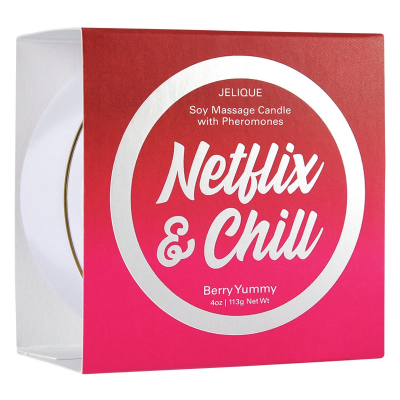 Netflicks & Chill Berry Yummy Massage Candle by Jelique