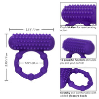 purple cock ring with nubs specs chart