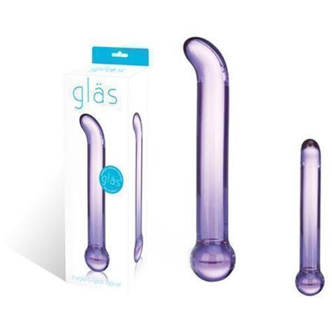 Glass G Spot Tickler Smooth Dildo 7" by Glas
