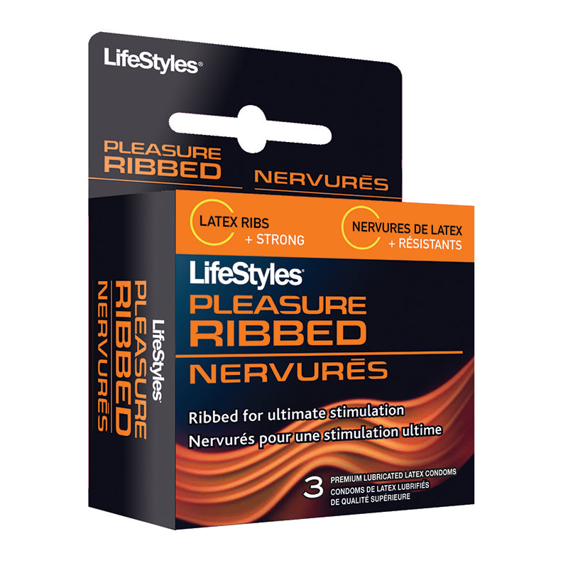 Pleasure Ribbed Condoms by Lifestyles®