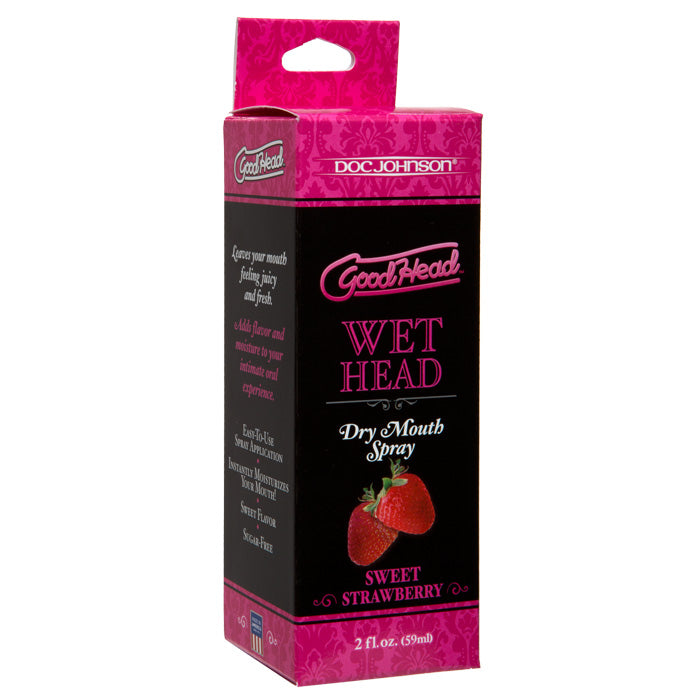 GoodHead™ Wet Head Dry Mouth Spray Sweet Strawberry by Doc Johnson