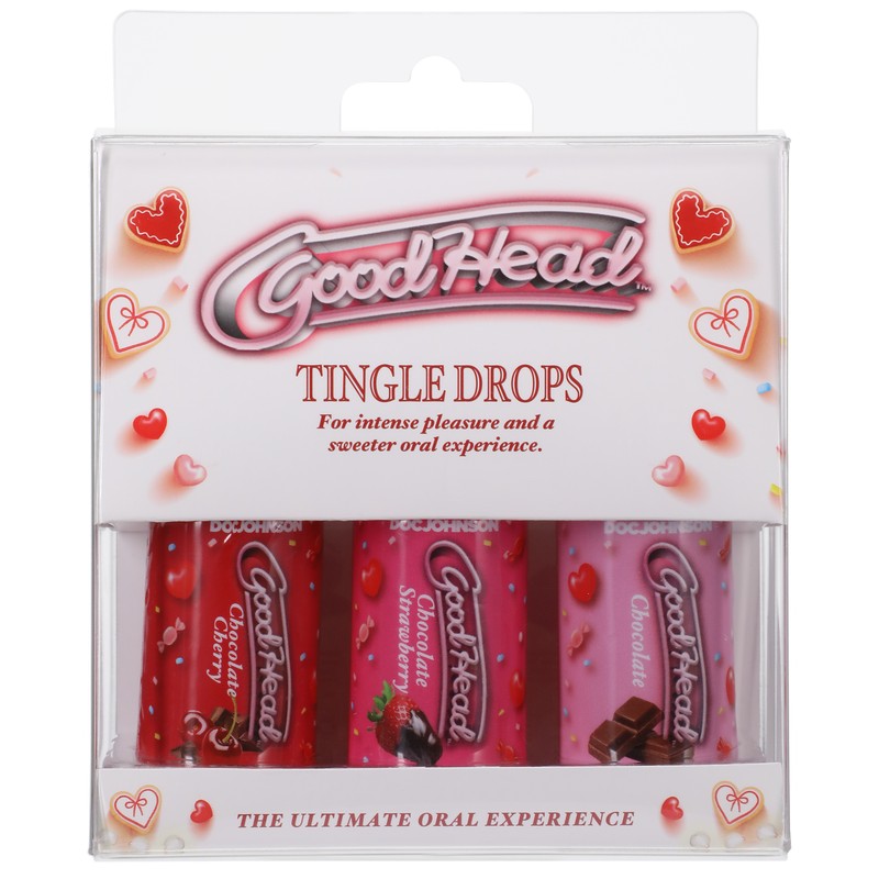 GoodHead™ Oral Sex Tingle Drops Chocolate 3pk By Doc Johnson