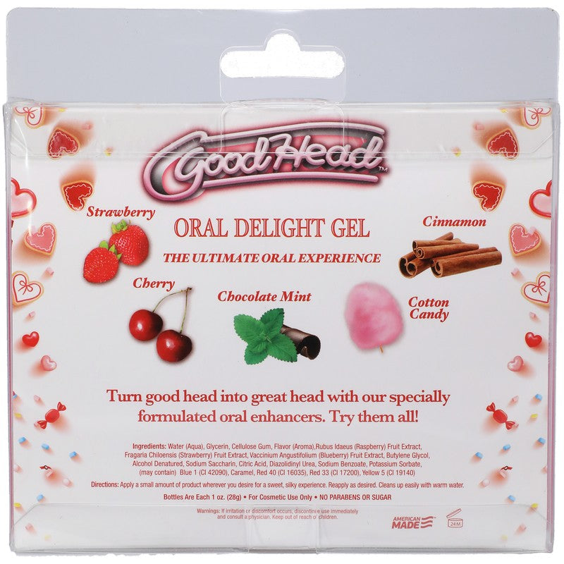 GoodHead™ Oral Sex Delight Gel 5pk By Doc Johnson