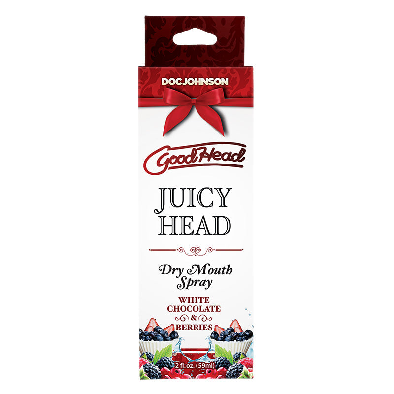 GoodHead™ Juicy Head Dry Mouth Oral Sex Spray White Chocolate Berries by Doc Johnson