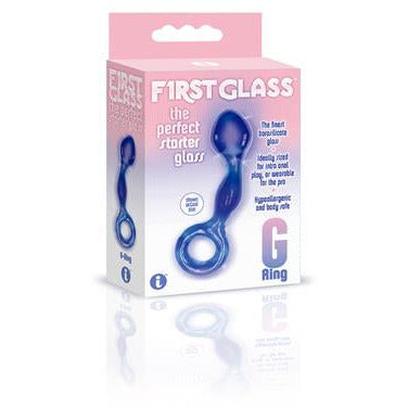 First Glass G Ring Anal Plug by Icon