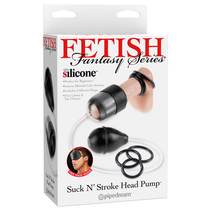 Fetish Fantasy Series Suck N Stroke Head Pump by Pipedream Products®