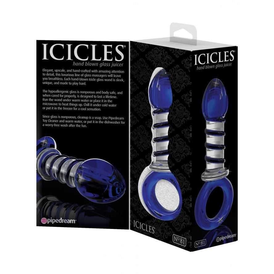 Icicles 81 Glass Anal Plug by Pipedream Products®