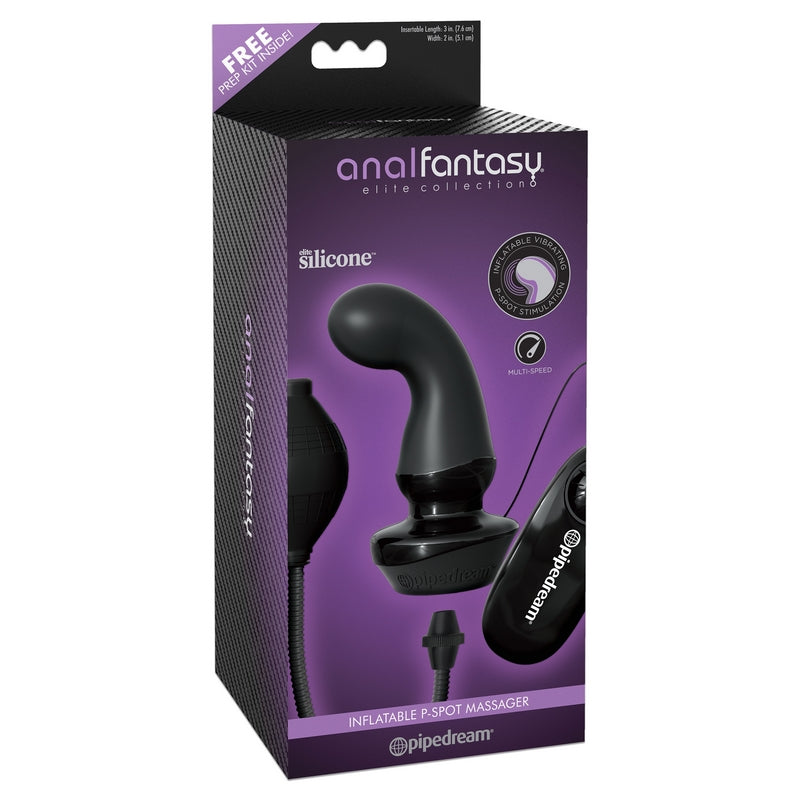 Anal Fantasy Vibrating Inflatable P Spot Anal Plug by Pipedream Products®