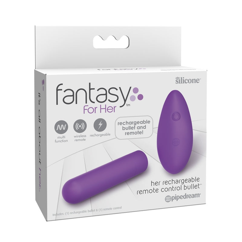 Fantasy For Her Rechargeable Remote Vibrating Bullet by Pipedream Products®