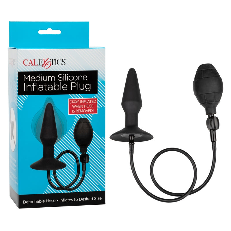 Medium Silicone Inflatable Anal Plug 4.25" by Cal Exotics