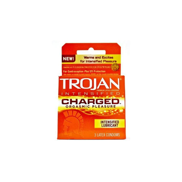 Trojan Intensified Charged Condoms | Source Adult Toys Trojan Intensified Charged Condoms | Source Adult Toys
