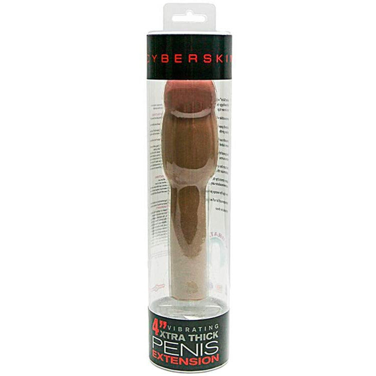 Cyberskin Thick Uncut Penis Extension 4" by Topco