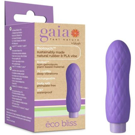 Gaia Eco Bliss Vibrating Bullet 3.75" by Blush Novelties