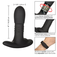 black anal plug with specs