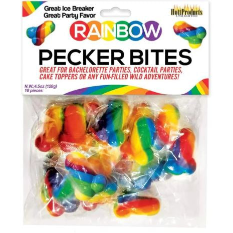 Rainbow Pecker Bites Candy by Hott Products