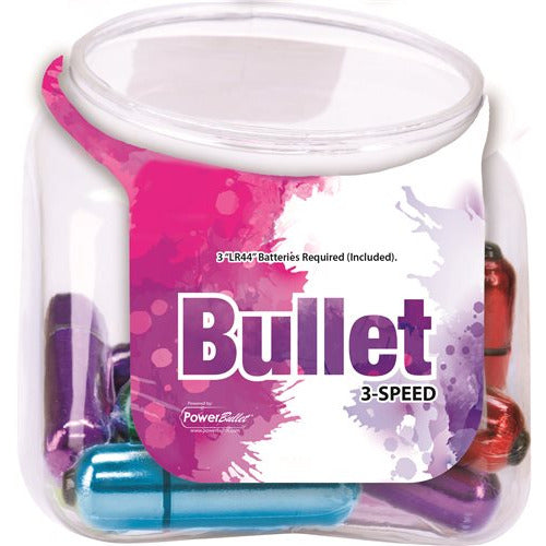 Metallic 3 Speed Vibrating Bullet by PowerBullet | Source Adult Toys