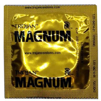 magnum condom in gold packet