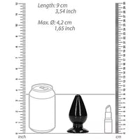 black clear butt plug size chart