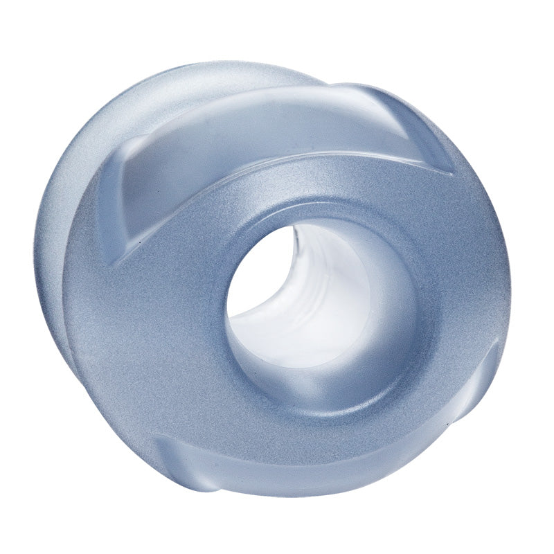 inner look of titanmen hollow anal plug on white back ground