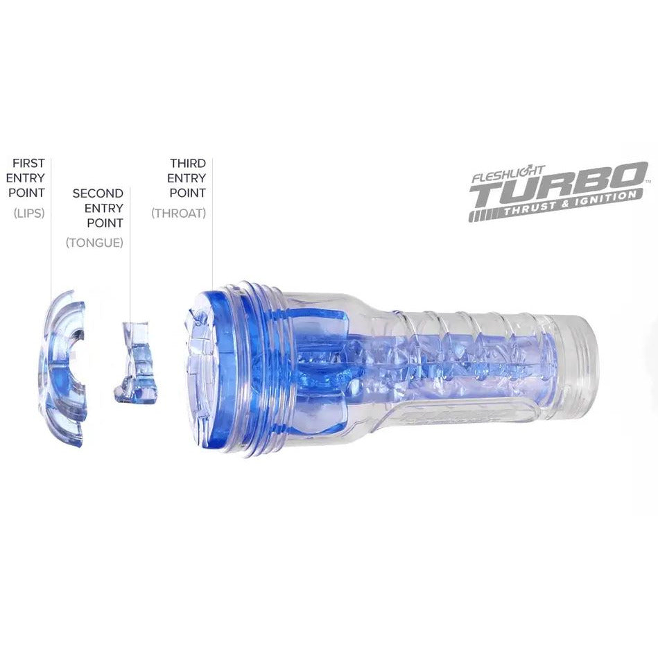 Turbo Thrust Blue Ice Masturbator by Fleshlight®